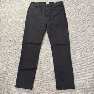 Huckberry Flint And Tinder HB Straight 365 5 Pocket Pant Stretch 32x32 Wash Blk